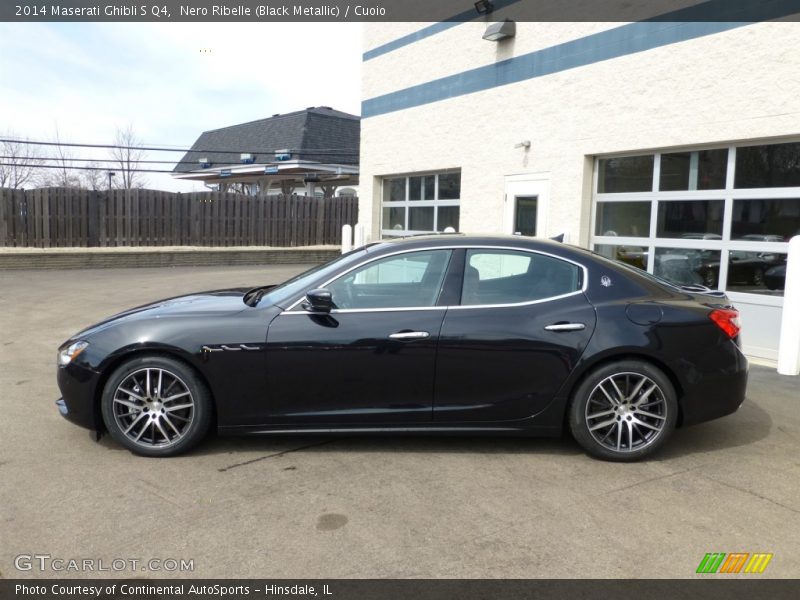 Nero Ribelle (Black Metallic) / Cuoio 2014 Maserati Ghibli S Q4