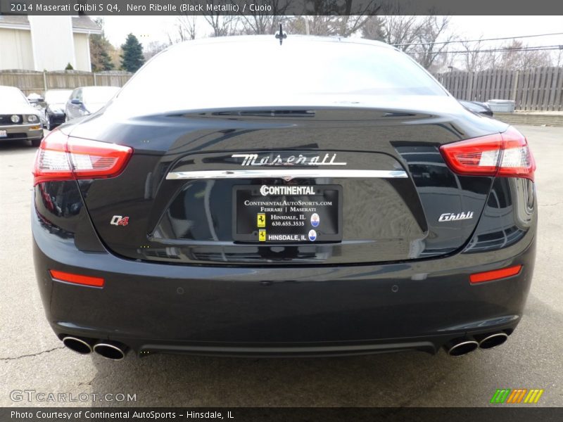 Nero Ribelle (Black Metallic) / Cuoio 2014 Maserati Ghibli S Q4