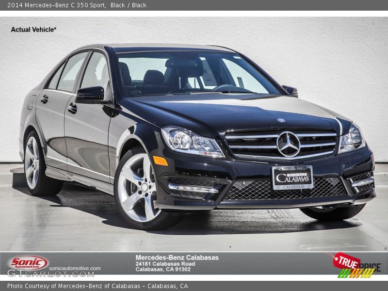 Black / Black 2014 Mercedes-Benz C 350 Sport