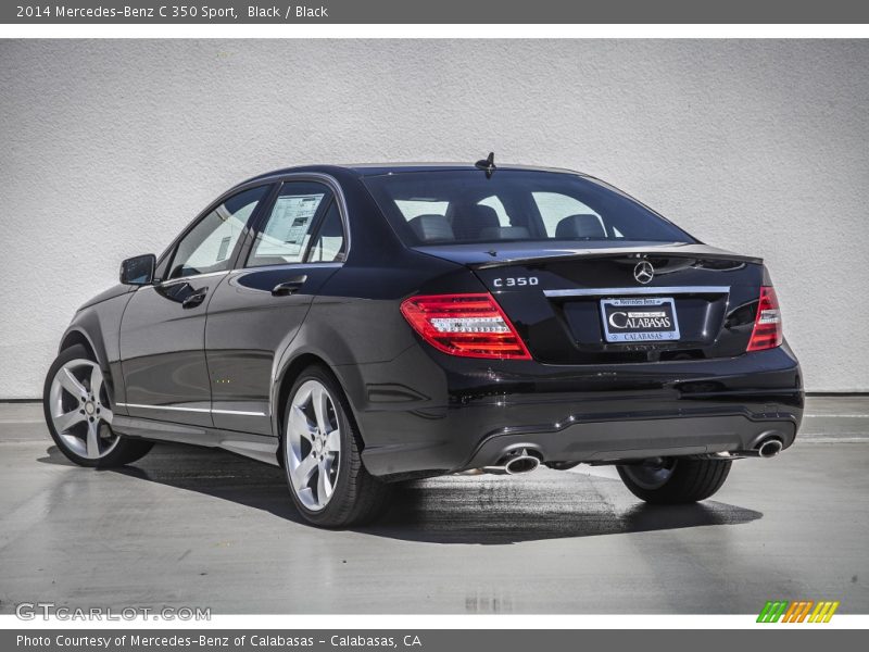 Black / Black 2014 Mercedes-Benz C 350 Sport