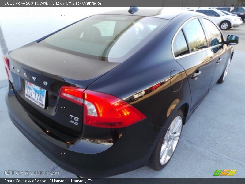 Black / Off Black/Anthracite 2011 Volvo S60 T6 AWD