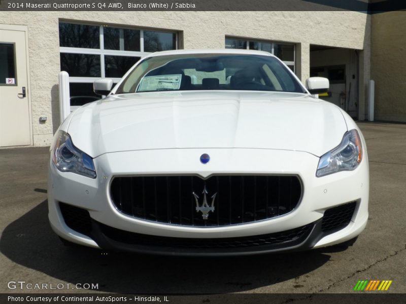 Bianco (White) / Sabbia 2014 Maserati Quattroporte S Q4 AWD