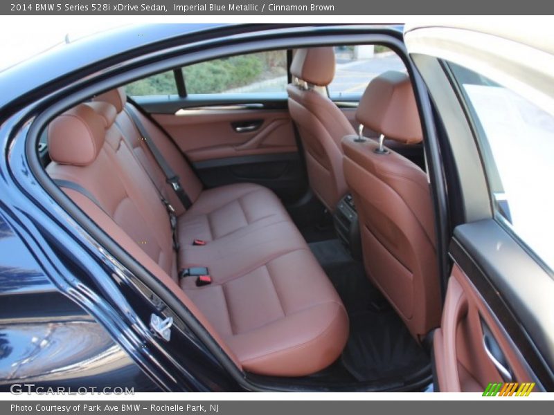 Rear Seat of 2014 5 Series 528i xDrive Sedan