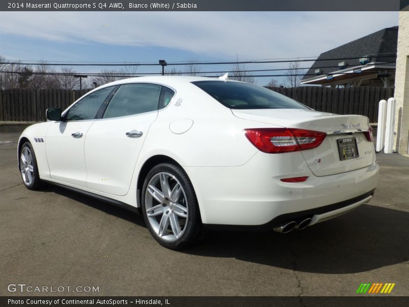 Bianco (White) / Sabbia 2014 Maserati Quattroporte S Q4 AWD