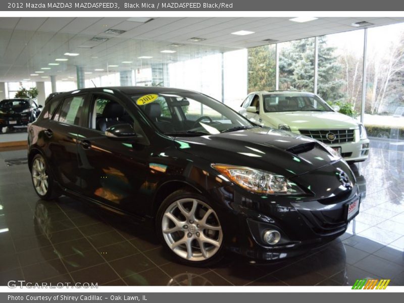 Black Mica / MAZDASPEED Black/Red 2012 Mazda MAZDA3 MAZDASPEED3