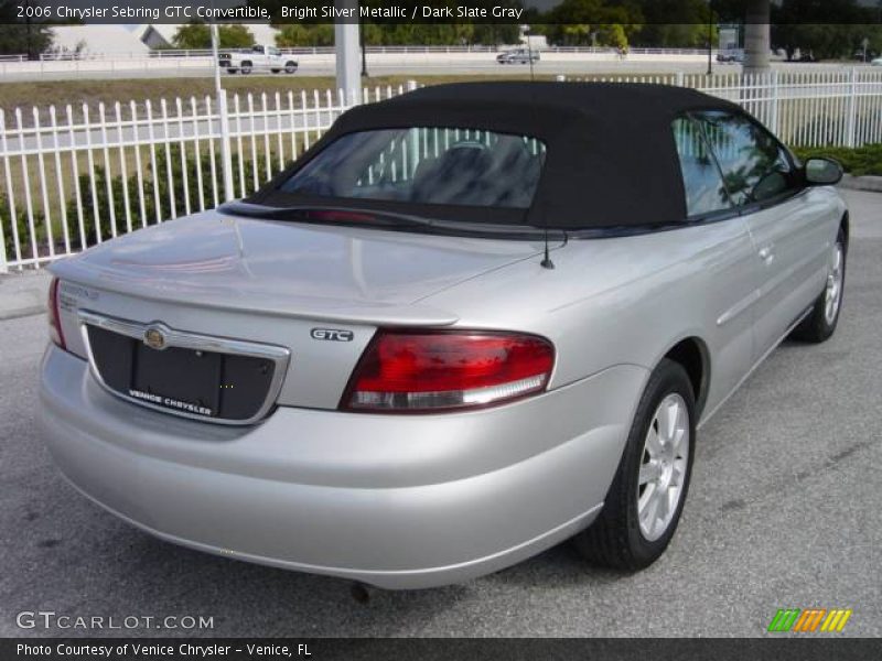 Bright Silver Metallic / Dark Slate Gray 2006 Chrysler Sebring GTC Convertible