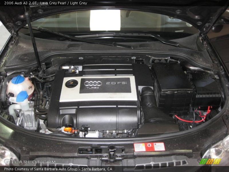 Lava Grey Pearl / Light Grey 2006 Audi A3 2.0T