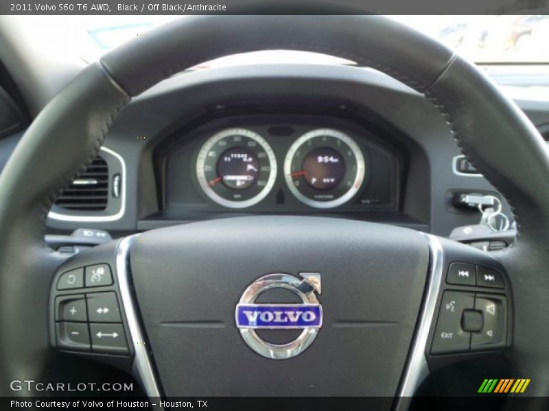 Black / Off Black/Anthracite 2011 Volvo S60 T6 AWD