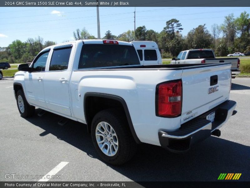 Summit White / Jet Black 2014 GMC Sierra 1500 SLE Crew Cab 4x4