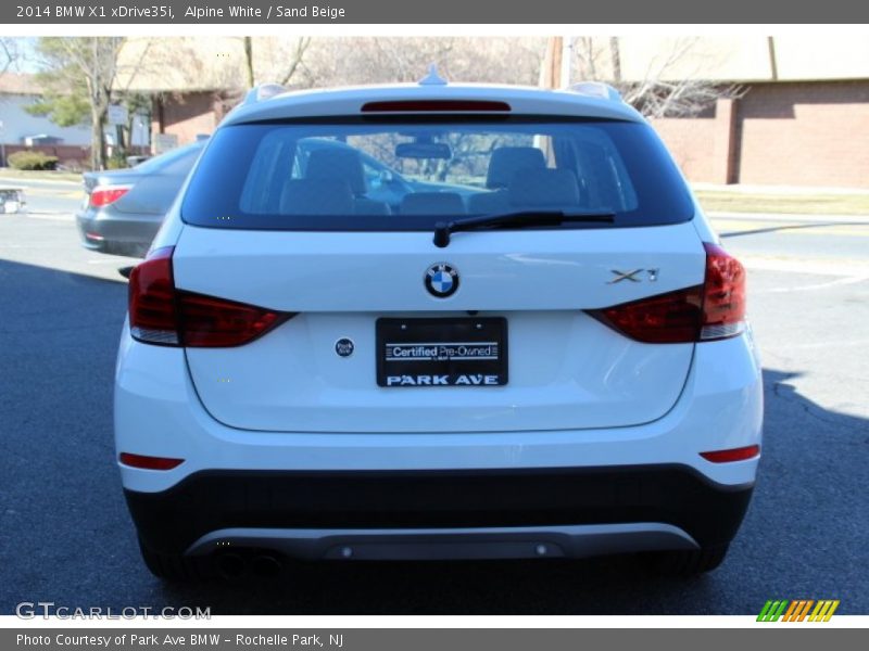 Alpine White / Sand Beige 2014 BMW X1 xDrive35i