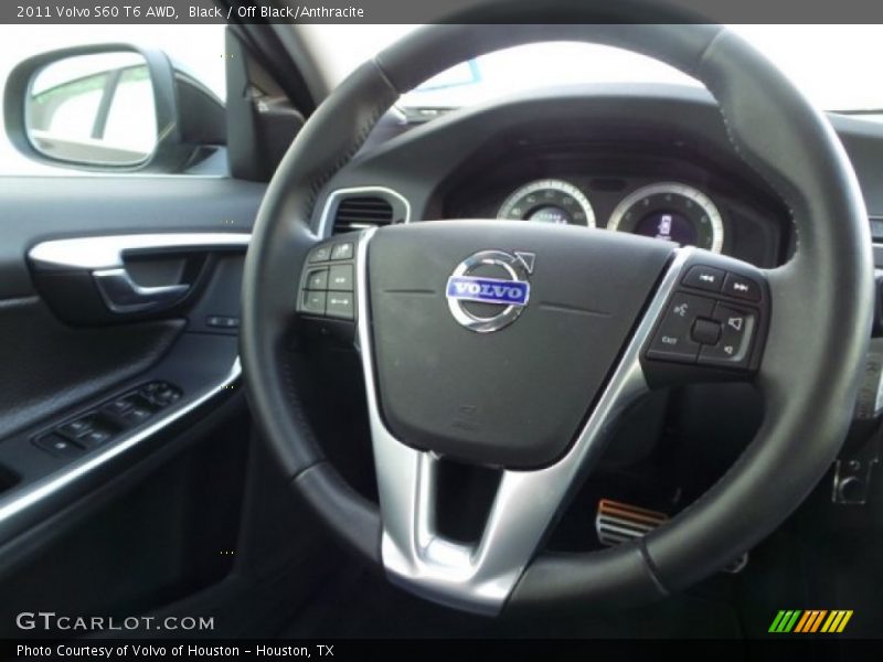 Black / Off Black/Anthracite 2011 Volvo S60 T6 AWD