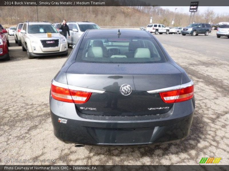 Smoky Gray Metallic / Medium Titanium 2014 Buick Verano