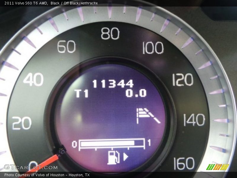 Black / Off Black/Anthracite 2011 Volvo S60 T6 AWD
