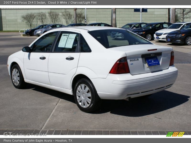 Cloud 9 White / Charcoal/Light Flint 2007 Ford Focus ZX4 S Sedan