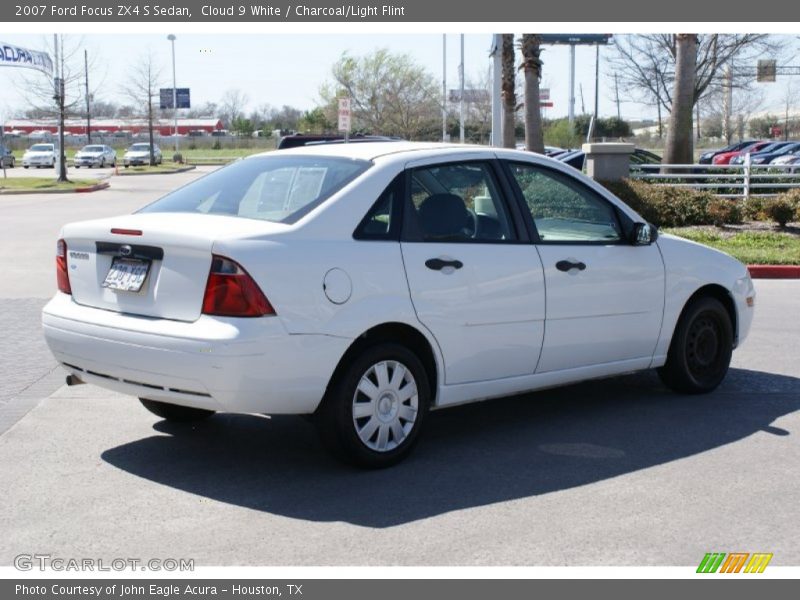 Cloud 9 White / Charcoal/Light Flint 2007 Ford Focus ZX4 S Sedan