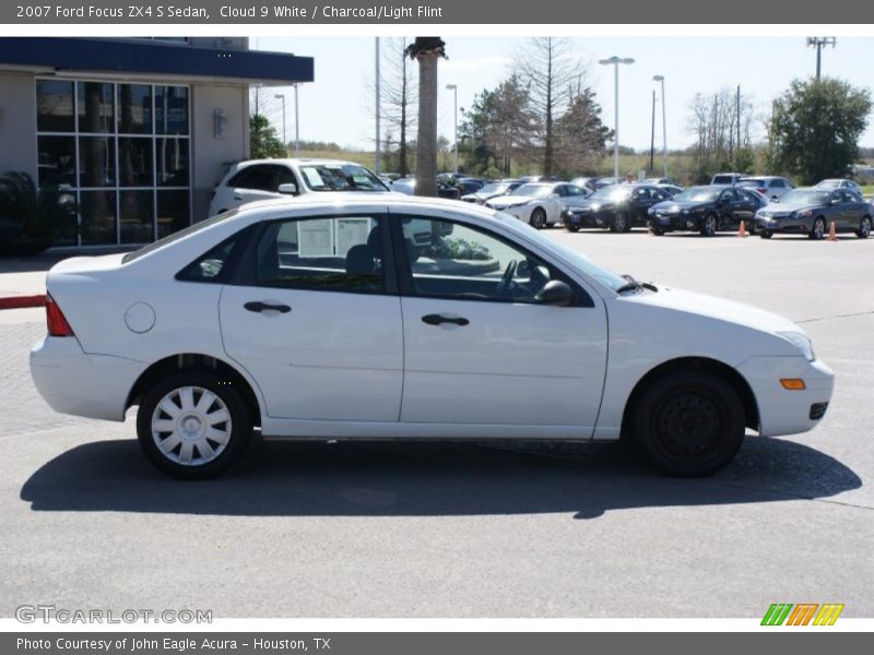Cloud 9 White / Charcoal/Light Flint 2007 Ford Focus ZX4 S Sedan