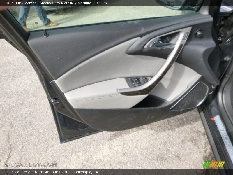 Smoky Gray Metallic / Medium Titanium 2014 Buick Verano