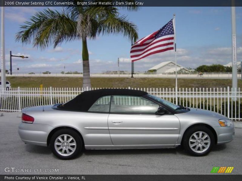 Bright Silver Metallic / Dark Slate Gray 2006 Chrysler Sebring GTC Convertible