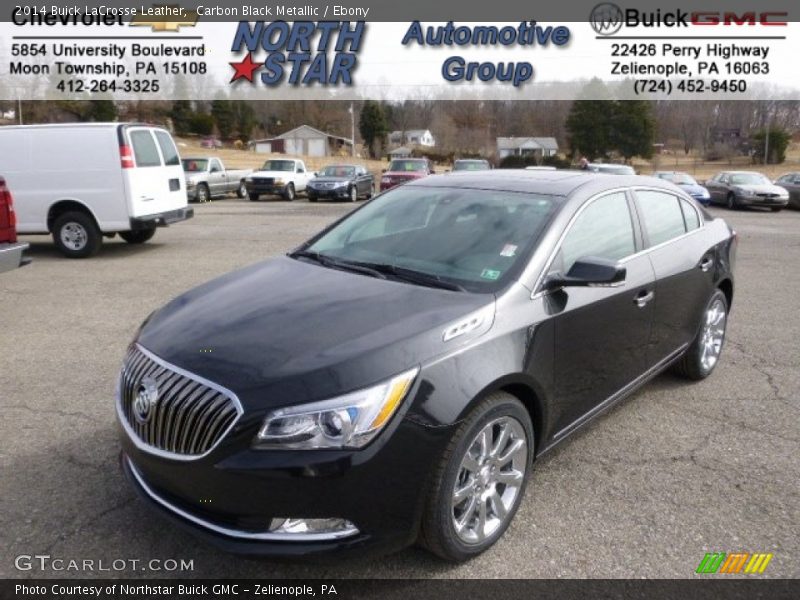 Carbon Black Metallic / Ebony 2014 Buick LaCrosse Leather