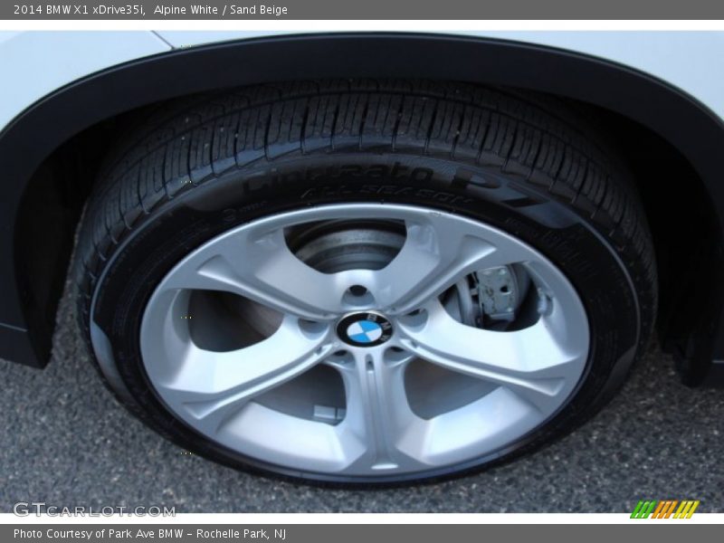 Alpine White / Sand Beige 2014 BMW X1 xDrive35i
