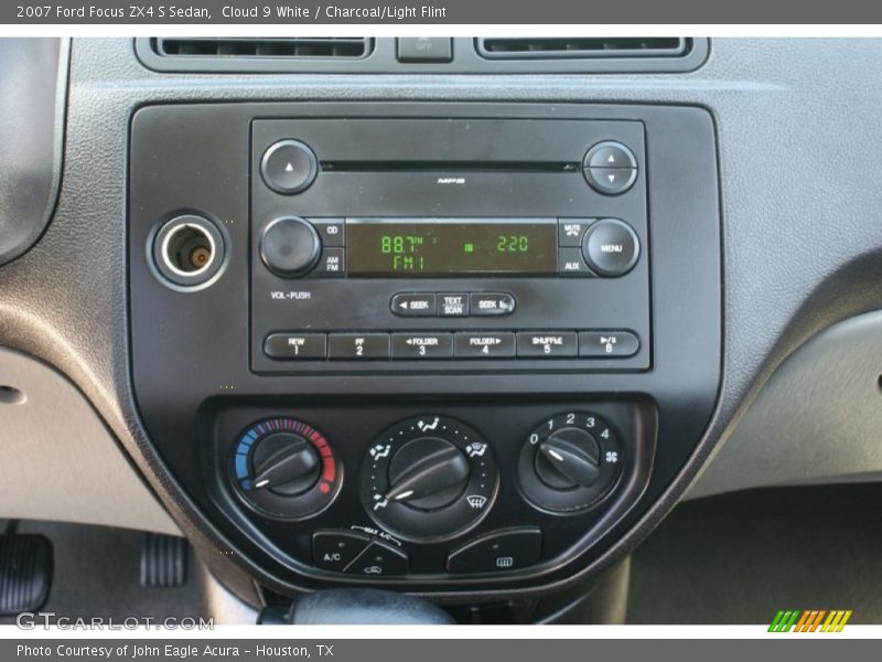 Cloud 9 White / Charcoal/Light Flint 2007 Ford Focus ZX4 S Sedan