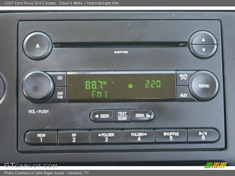 Cloud 9 White / Charcoal/Light Flint 2007 Ford Focus ZX4 S Sedan