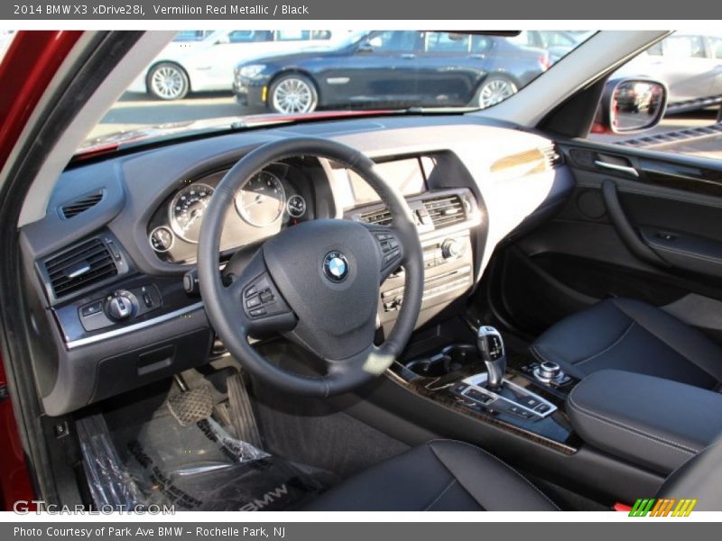 Vermilion Red Metallic / Black 2014 BMW X3 xDrive28i