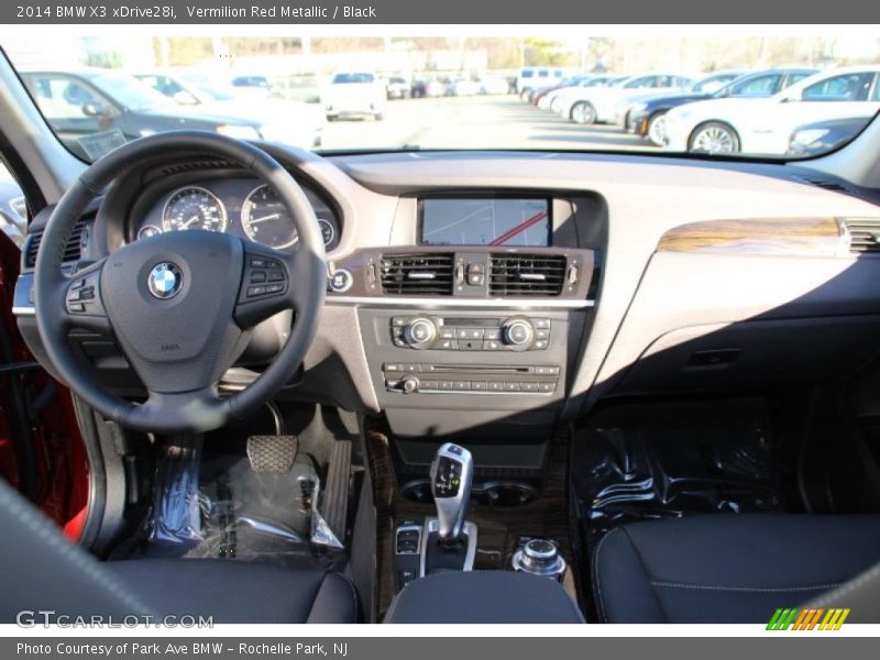 Vermilion Red Metallic / Black 2014 BMW X3 xDrive28i