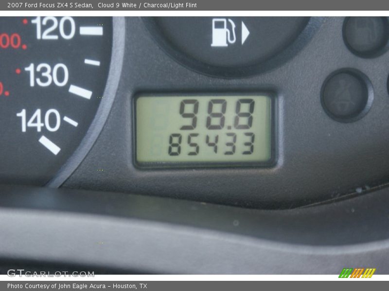 Cloud 9 White / Charcoal/Light Flint 2007 Ford Focus ZX4 S Sedan