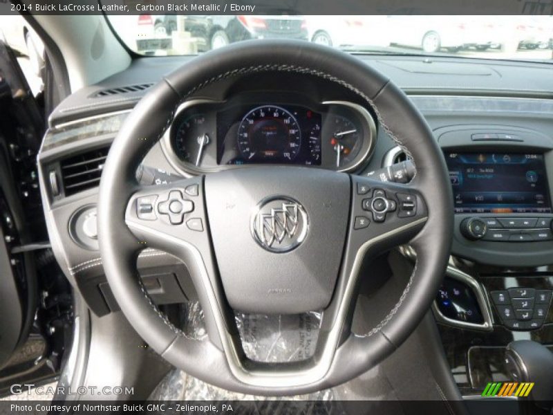 Carbon Black Metallic / Ebony 2014 Buick LaCrosse Leather