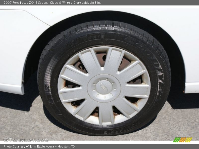 Cloud 9 White / Charcoal/Light Flint 2007 Ford Focus ZX4 S Sedan