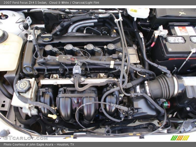 Cloud 9 White / Charcoal/Light Flint 2007 Ford Focus ZX4 S Sedan