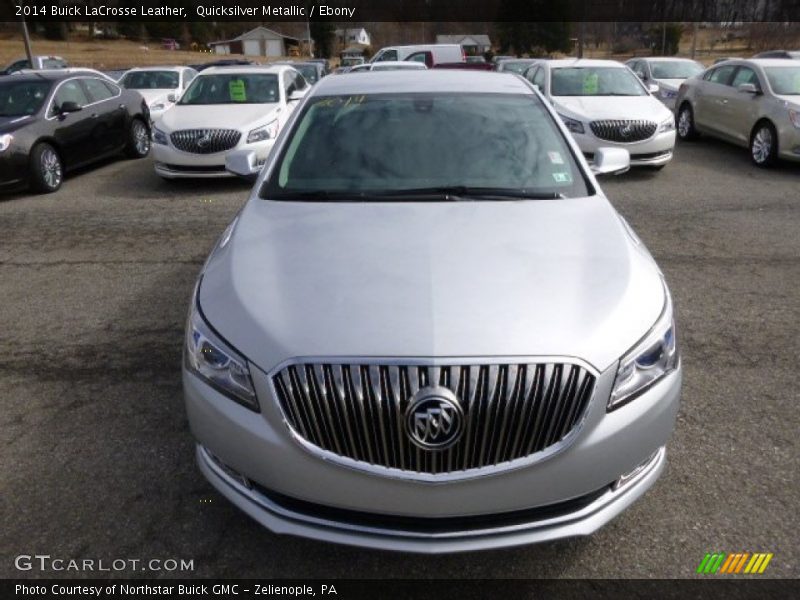 Quicksilver Metallic / Ebony 2014 Buick LaCrosse Leather
