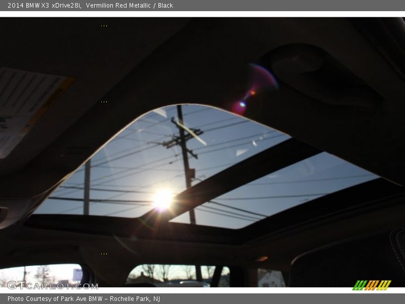 Vermilion Red Metallic / Black 2014 BMW X3 xDrive28i