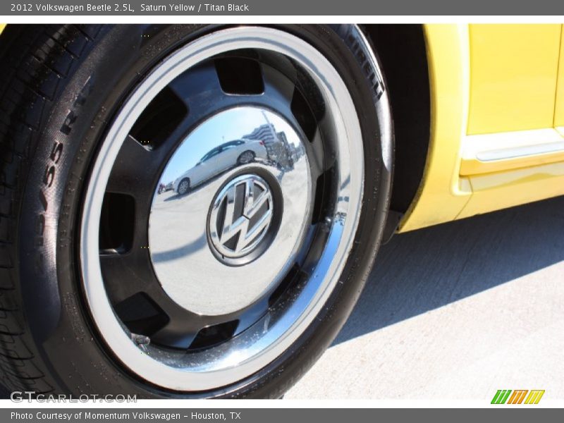 Saturn Yellow / Titan Black 2012 Volkswagen Beetle 2.5L