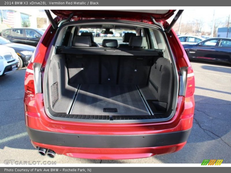Vermilion Red Metallic / Black 2014 BMW X3 xDrive28i