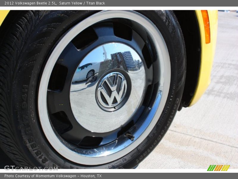 Saturn Yellow / Titan Black 2012 Volkswagen Beetle 2.5L