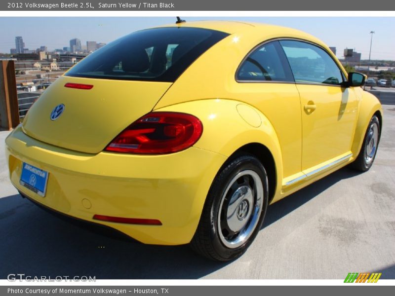 Saturn Yellow / Titan Black 2012 Volkswagen Beetle 2.5L