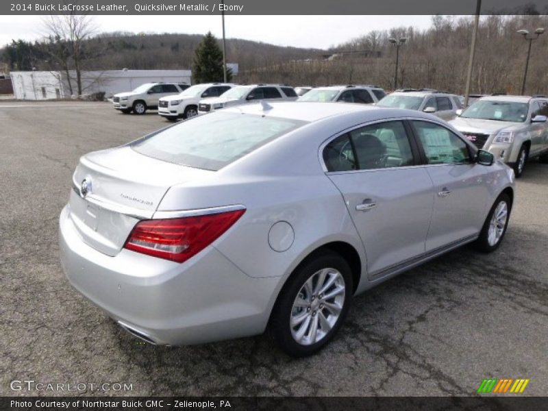 Quicksilver Metallic / Ebony 2014 Buick LaCrosse Leather