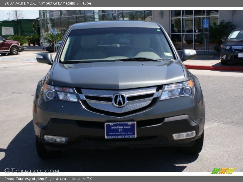 Nimbus Gray Metallic / Taupe 2007 Acura MDX