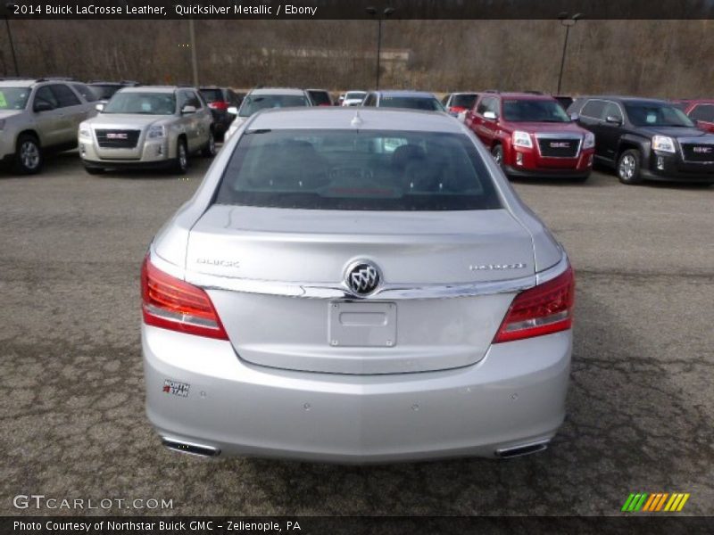 Quicksilver Metallic / Ebony 2014 Buick LaCrosse Leather
