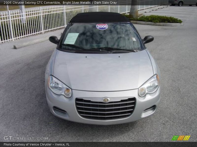 Bright Silver Metallic / Dark Slate Gray 2006 Chrysler Sebring GTC Convertible