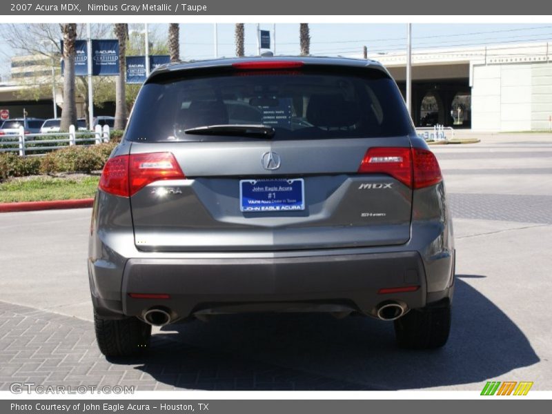 Nimbus Gray Metallic / Taupe 2007 Acura MDX