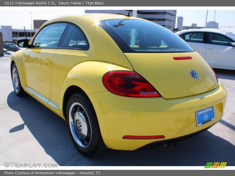 Saturn Yellow / Titan Black 2012 Volkswagen Beetle 2.5L