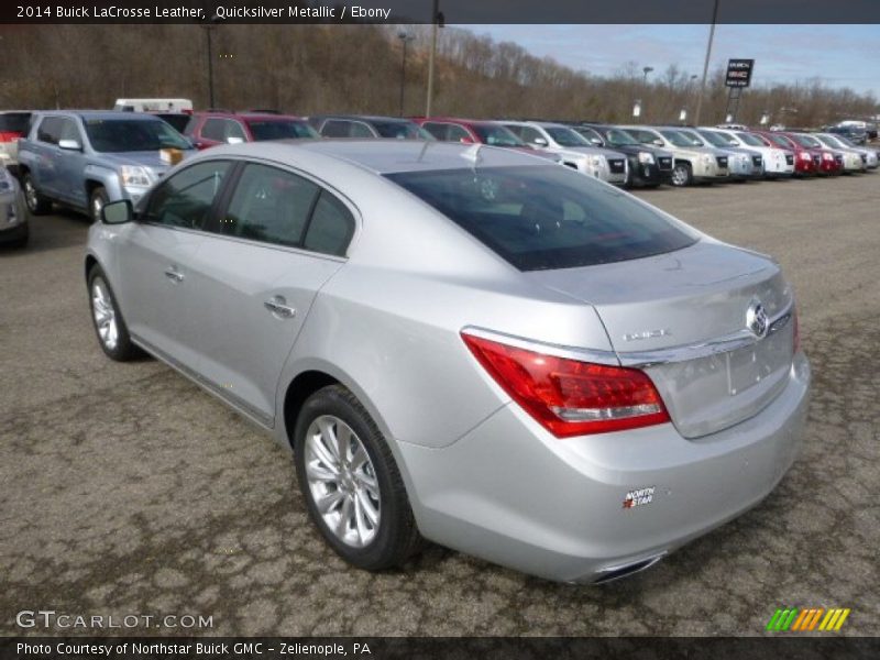 Quicksilver Metallic / Ebony 2014 Buick LaCrosse Leather