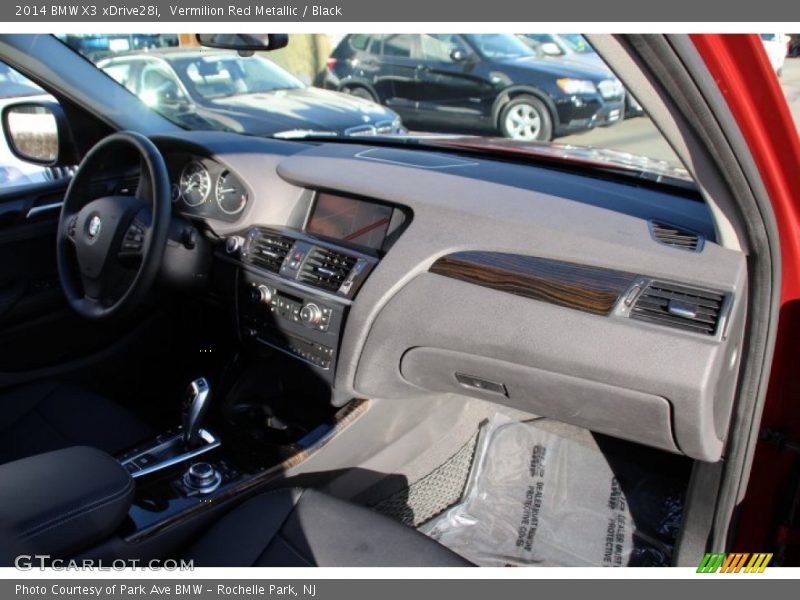 Vermilion Red Metallic / Black 2014 BMW X3 xDrive28i
