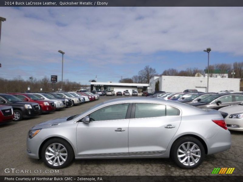 Quicksilver Metallic / Ebony 2014 Buick LaCrosse Leather