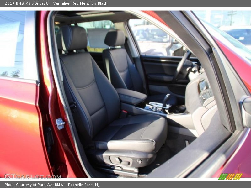 Vermilion Red Metallic / Black 2014 BMW X3 xDrive28i