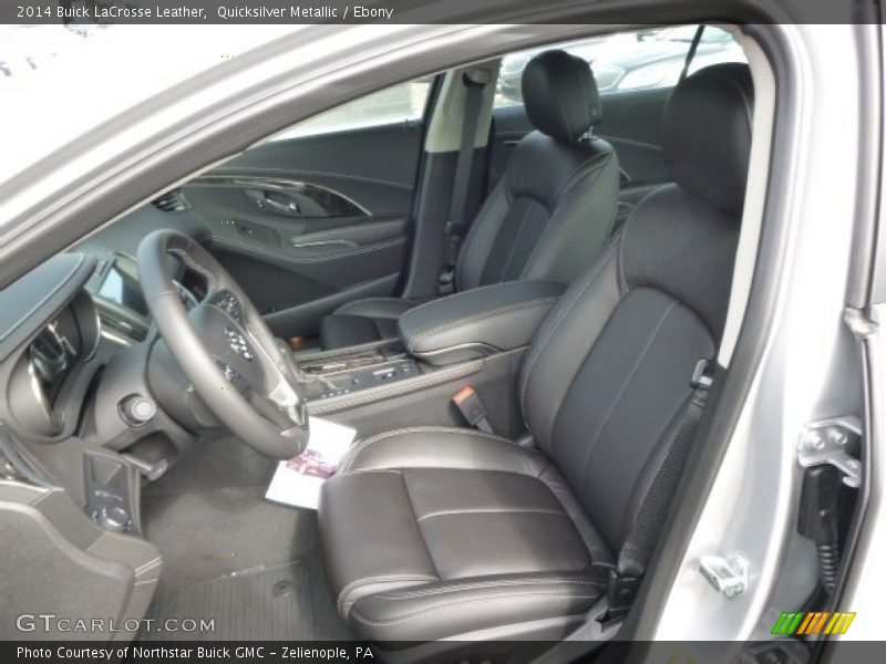 Quicksilver Metallic / Ebony 2014 Buick LaCrosse Leather