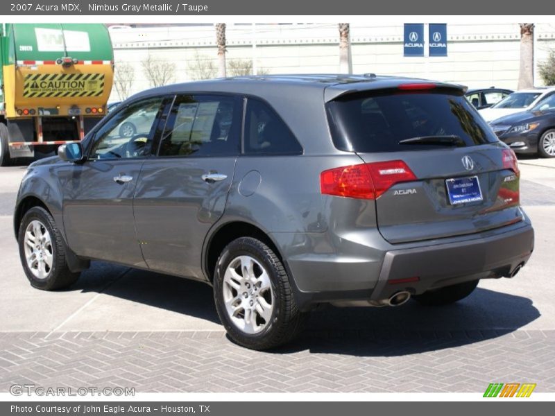 Nimbus Gray Metallic / Taupe 2007 Acura MDX